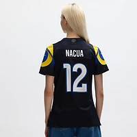 Maillot Nike Puka Nacua pour femme, bleu nuit, Los Angeles Rams, collection Rivalries 2025
