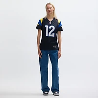 Maillot Nike Puka Nacua pour femme, bleu nuit, Los Angeles Rams, collection Rivalries 2025