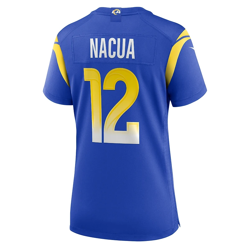 Maillot de joueur Nike Puka Nacua Royal Los Angeles Rams pour femme