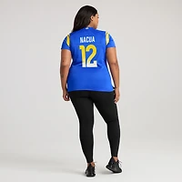 Maillot de joueur Nike Puka Nacua Royal Los Angeles Rams pour femme