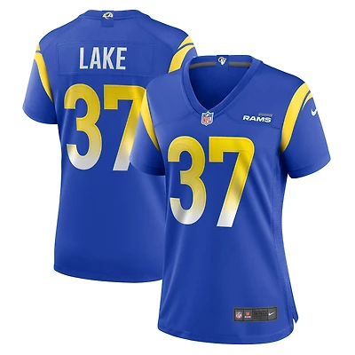 Maillot de joueur match Nike Quentin Lake Royal Los Angeles Rams pour femme