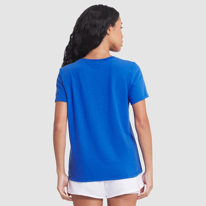 Women's Nike Royal Los Angeles Rams 2025 Rivalries Collection Slub Dri-FIT T-Shirt