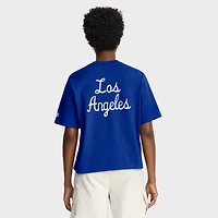 Women's Nike Royal Los Angeles Rams Rewind Pocket Boxy T-Shirt