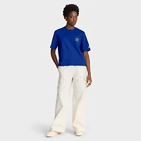 Women's Nike Royal Los Angeles Rams Rewind Pocket Boxy T-Shirt
