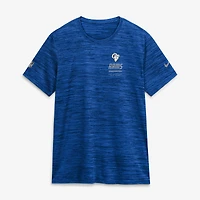 Women's Nike Royal Los Angeles Rams Sideline Velocity Dri-FIT T-Shirt