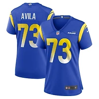 Maillot de match domicile Nike Steve Avila Royal Los Angeles Rams pour femme