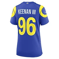 Women's Nike Tim Keenan III Royal Los Angeles Rams Team Game Jersey