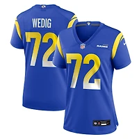 Women's Nike Trey Wedig  Royal Los Angeles Rams Team Game Jersey