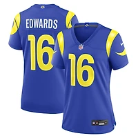 Women's Nike Tru Edwards Royal Los Angeles Rams Team Game Jersey