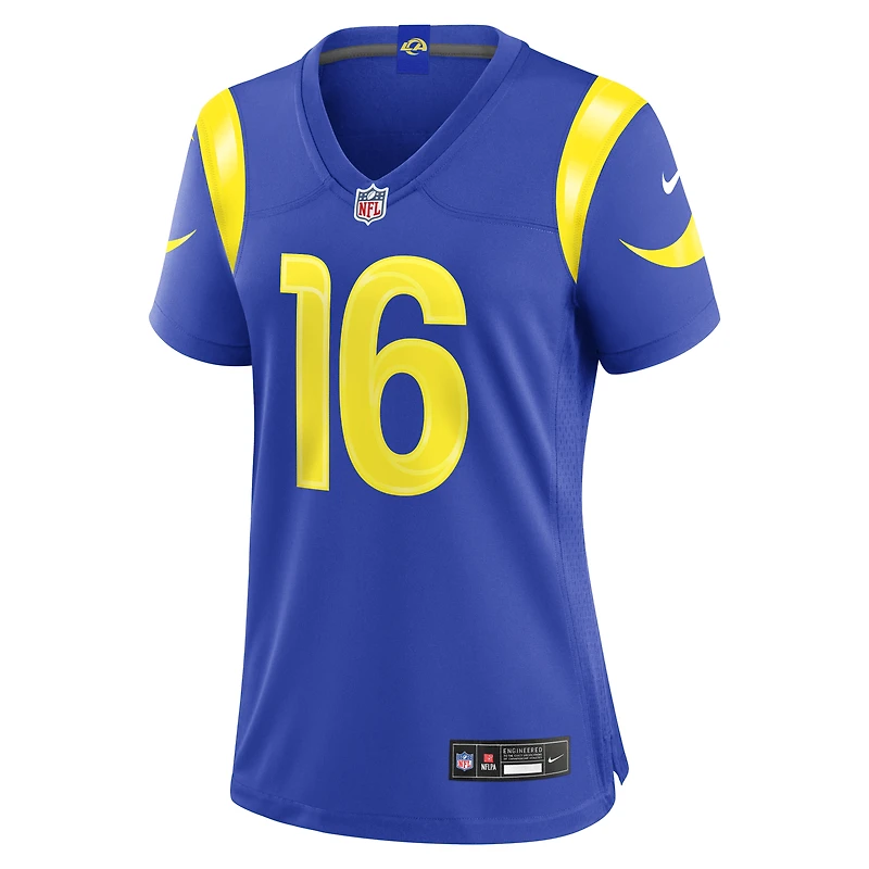 Women's Nike Tru Edwards Royal Los Angeles Rams Team Game Jersey