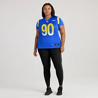 Maillot de match Nike Tyler Davis Royal Los Angeles Rams pour femme