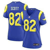 Maillot de match Nike Tyler Scott Royal Los Angeles Rams pour femme