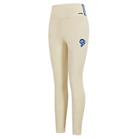 Legging rétro classique en jersey crème Pro Standard pour femmes, Los Angeles Rams