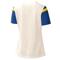 Starter Los Angeles Rams Kick-Starter blanc pour femme - T-shirt à encolure en V