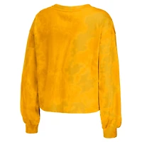 Women's WEAR by Erin Andrews Doré Los Angeles Rams Sweat court à enfiler et short Lounge Set