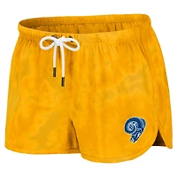Women's WEAR by Erin Andrews Doré Los Angeles Rams Sweat court à enfiler et short Lounge Set