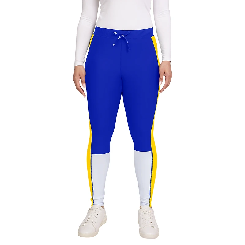 Leggings à blocs de couleurs Royal/Gold Los Angeles Rams pour femme WEAR by Erin Andrews