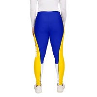 Leggings à blocs de couleurs Royal/Gold Los Angeles Rams pour femme WEAR by Erin Andrews