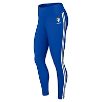 Women's WEAR by Erin Andrews Royal Los Angeles Rams Color Block Leggings