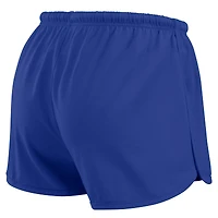 Ensemble de détente pour femme WEAR by Erin Andrews Royal Los Angeles Rams, composé d'un t-shirt à manches longues et short en jersey rugby épais