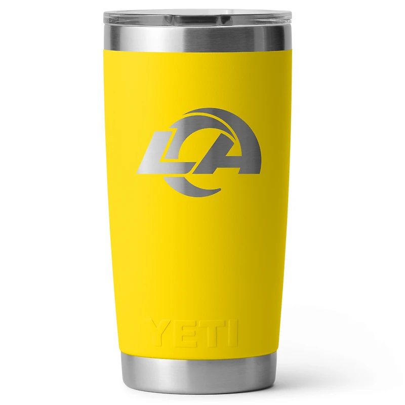 Gobelet Rambler YETI Los Angeles Rams Primary 590 ml avec couvercle Magslider