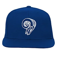 Casquette snapback pour jeune Mitchell & Ness Royal Los Angeles Rams Gridiron Classics Ground
