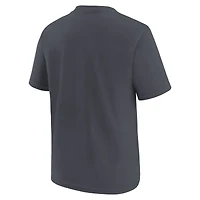 T-shirt Nike anthracite pour jeune avec logo principal des Los Angeles Rams