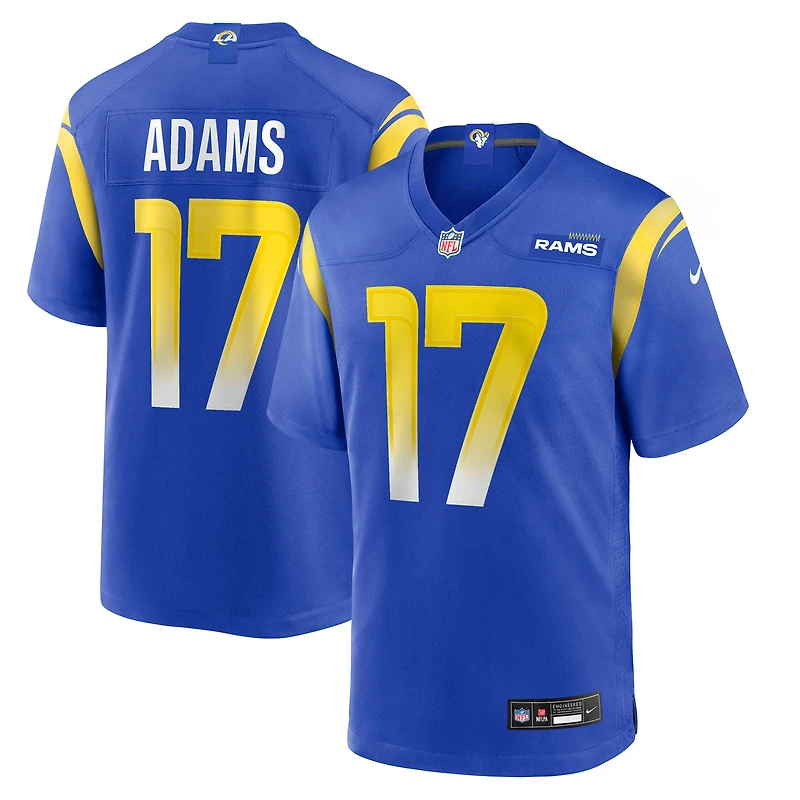 Maillot de match Nike Davante Adams Royal des Los Angeles Rams pour jeune