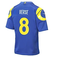 Maillot de match Nike Jared Verse Royal des Rams Los Angeles pour jeunes
