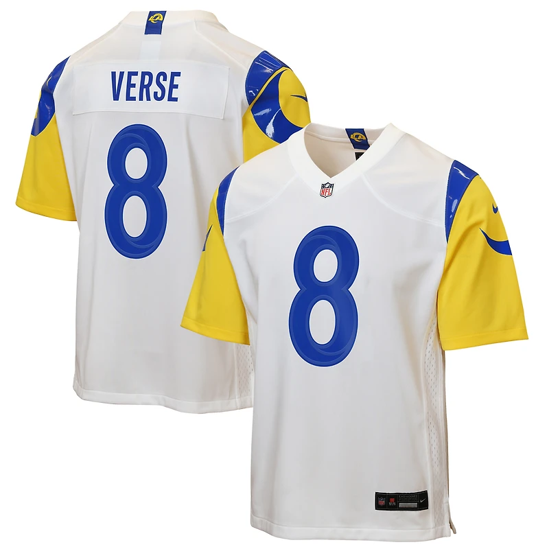Maillot de match Nike Jared Verse blanc pour enfant des Rams Los Angeles