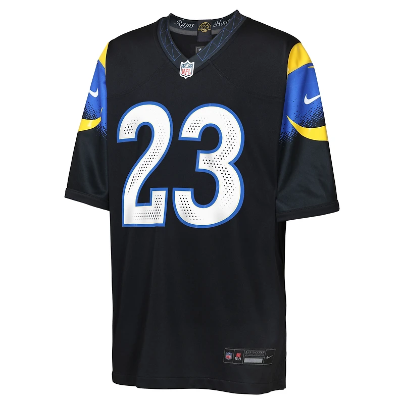 Maillot Nike Kyren Williams bleu nuit pour jeune des Los Angeles Rams, collection Rivalries 2025
