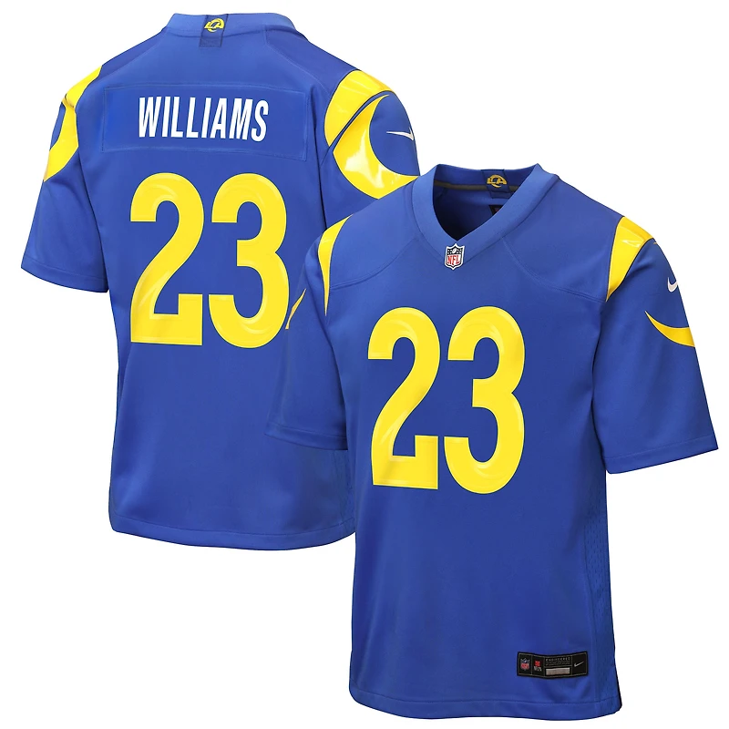 Maillot de match Nike Kyren Williams Royal Los Angeles Rams pour enfant