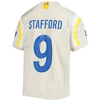 Maillot Nike Matthew Stafford crème pour jeune des Los Angeles Rams
