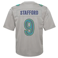 Maillot Atmosphere Los Angeles Rams Nike Matthew Stafford Gris pour Jeunes