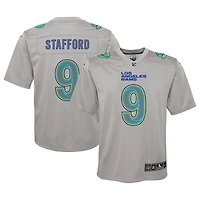 Maillot Atmosphere Los Angeles Rams Nike Matthew Stafford Gris pour Jeunes