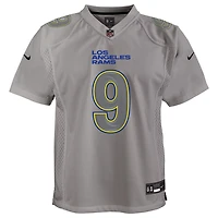 Maillot Atmosphere Los Angeles Rams Nike Matthew Stafford Gris pour Jeunes