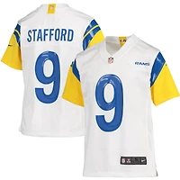 Maillot de match Nike Matthew Stafford pour jeunes des Rams Los Angeles, blanc