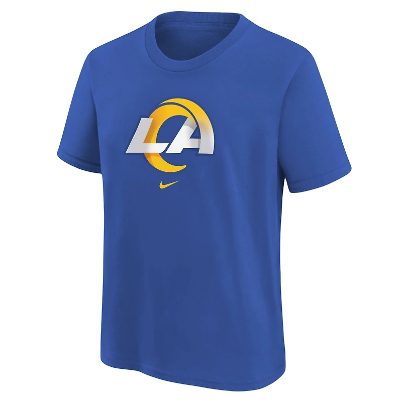 T-shirt Nike Royal Los Angeles Rams Logo pour Jeune