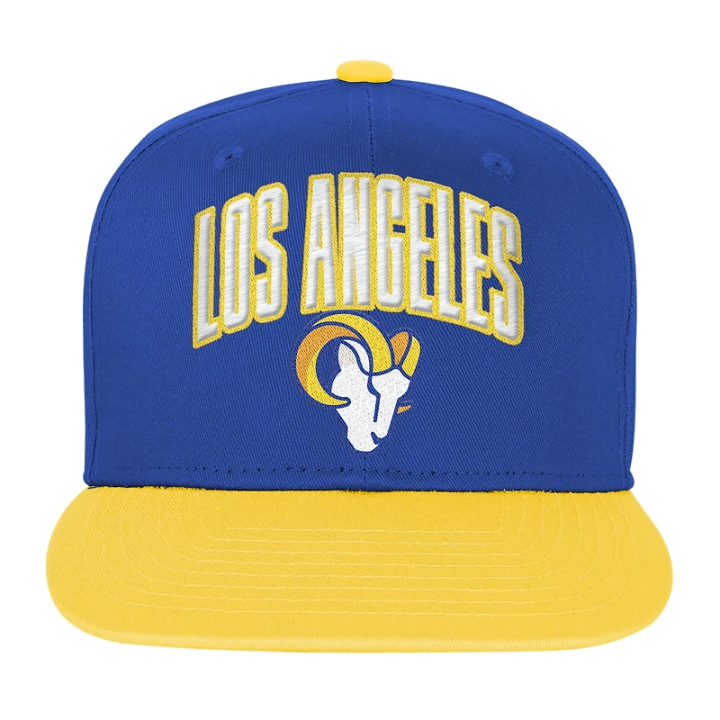 Youth Outerstuff  Royal Los Angeles Rams Essentials Adjustable Hat