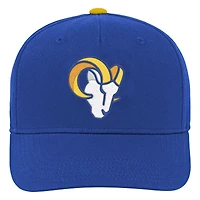 Casquette ajustable pré-courbée Youth Outerstuff Royal Los Angeles Rams Team