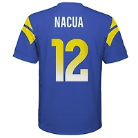Maillot réplique Puka Nacua Royal des Los Angeles Rams pour jeunes