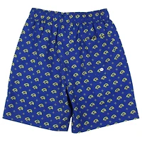 Youth Wes & Willy  Royal Los Angeles Rams Fleur Swim Trunks