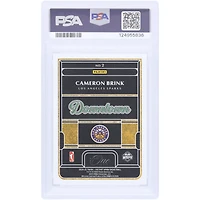 Cameron Brink Los Angeles Sparks 2024-25 Panini Rookie Royalty Downtown #2 PSA Authenticated 10 Rookie Card