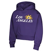 Sweat à capuche violet pour jeunes filles Los Angeles Sparks Closer