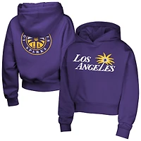 Sweat à capuche violet pour jeunes filles Los Angeles Sparks Closer
