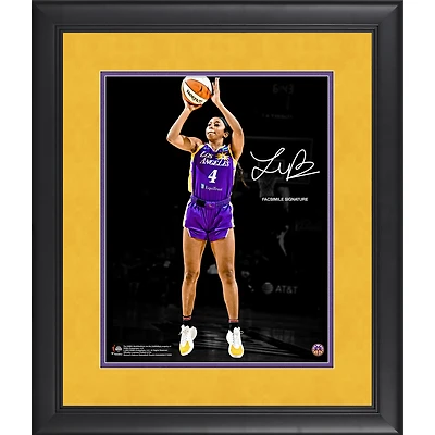 Lexie Brown Los Angeles Sparks Facsimile Signature Framed 11" x 14" Spotlight Photograph