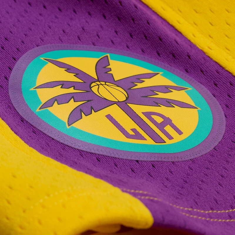 Short Swingman Mitchell & Ness Gold Los Angeles Sparks 2001 Court Origins pour homme