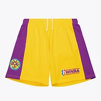 Short Swingman Mitchell & Ness Gold Los Angeles Sparks 2001 Court Origins pour homme