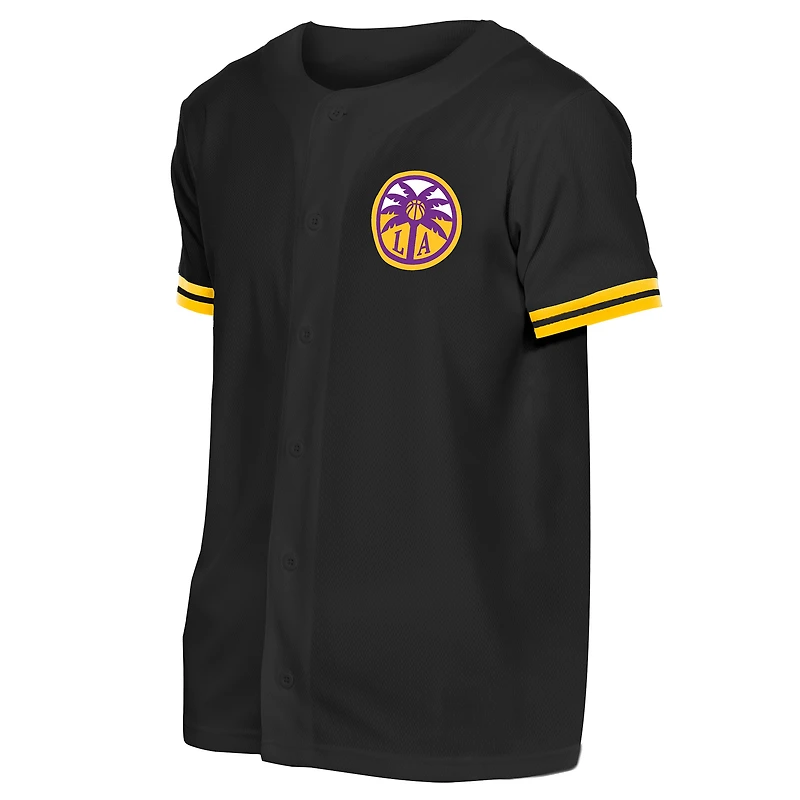 Men's New Era Black Los Angeles Sparks 2026 WNBA Draft Hometown Baseball Jersey
