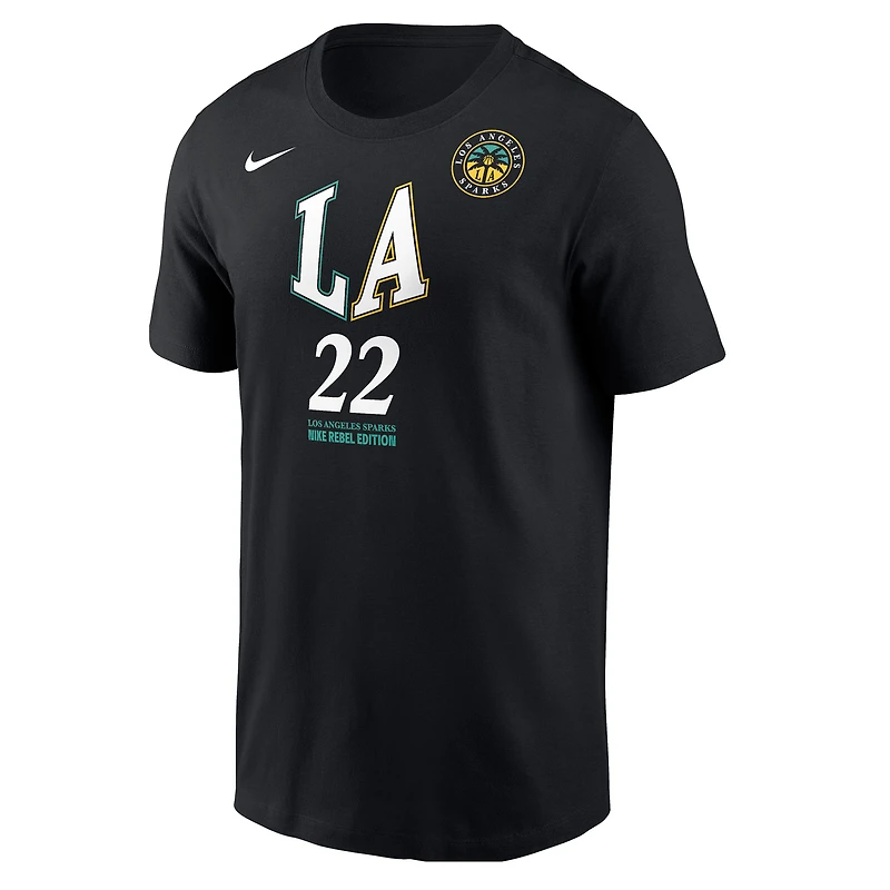 T-shirt Nike Cameron Brink noir Los Angeles Sparks Rebel Edition pour homme